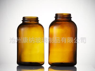棕色廣口瓶-棕色廣口玻璃瓶-廣口膠囊瓶