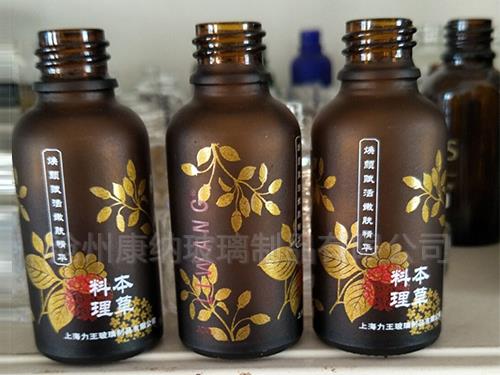 絲印燙金瓶-蒙砂瓶-蒙砂瓶絲印燙金瓶