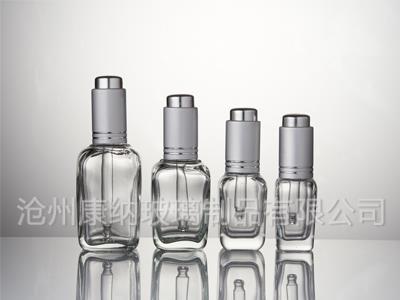 透明方形精油瓶-方形玻璃精油瓶-棕色玻璃精油瓶