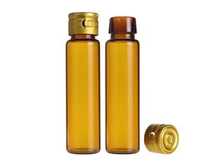 棕色C型口口服液瓶-棕色c型口玻璃瓶