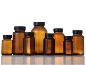 廣口保健品玻璃瓶-高透保健品瓶