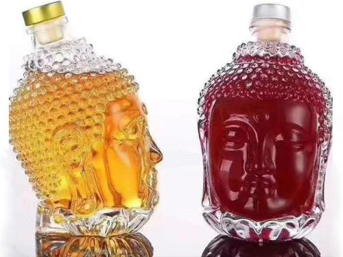佛像玻璃瓶-佛頭玻璃酒瓶-創(chuàng)意玻璃瓶