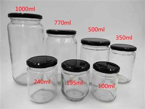 罐頭玻璃瓶-圓形罐頭玻璃瓶-六棱罐頭玻璃瓶